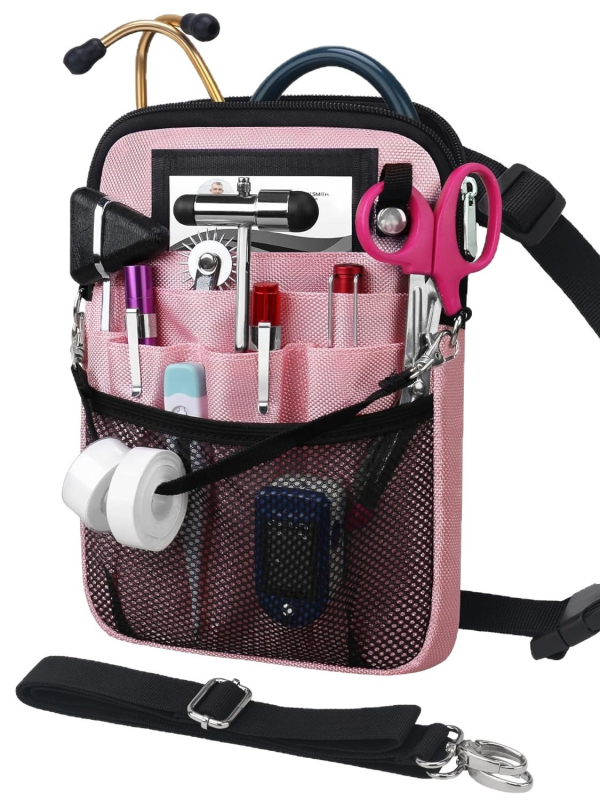 Torba za sestru na pojas – poliester, gradski minimalistički dizajn, zatvarač, laminirani unutarnji džep, dodatni pretinac