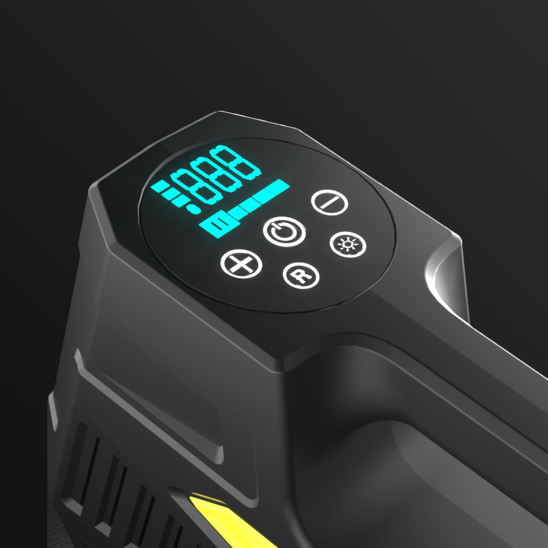 Prijenosna pumpa za auto s digitalnim zaslonom, 12V, 100W, 35 L/min, 800 g