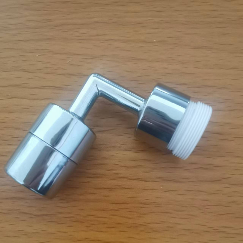 Aerator slavine s 720° rotacijom, keramički jezgreni ventil, ABS/nerđajući čelik, 22 mm ulaz, navojni spoj