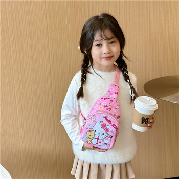 Geantă de talie pentru copii cu design Cartoon Coolomi – gen neutru, exterior din nylon, căptușeală poliester, foarte ușoară