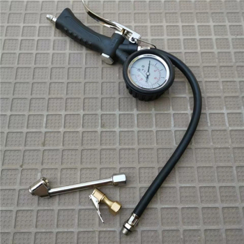 Digitālais riepu spiediena mērītājs ar inflatoru – augsta precizitāte, metāla korpuss, diapazons 0–16 bar