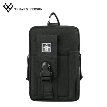 Muška taktička pojasna torba za telefon, crossbody, poliester, prozračna, vodootporna, otporna na habanje, 0,22 kg