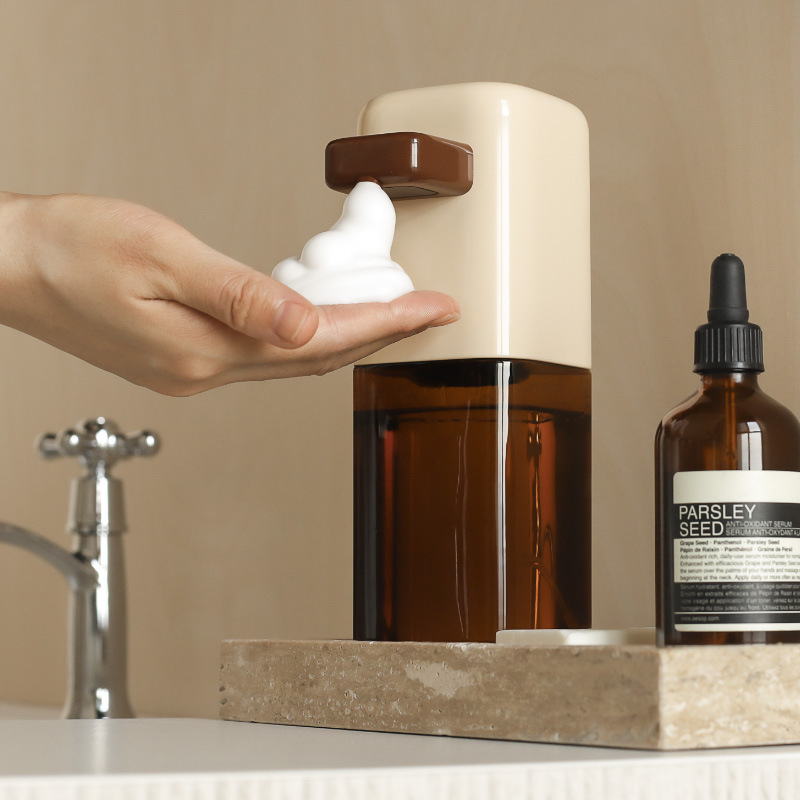 Дозатор за пяна с автоматично сензорно управление, USB презареждаем, ABS пластмаса, CE сертифициран