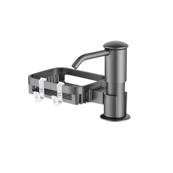 Kuhinjski dozator sapuna od ABS-a, ručni pritisak, elektroplatiranje, moderan minimalistički dizajn, težina 0,5 kg