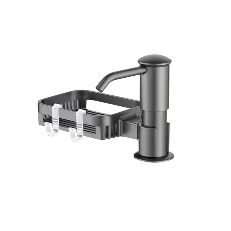 Kuhinjski dozator sapuna od ABS-a, ručni pritisak, elektroplatiranje, moderan minimalistički dizajn, težina 0,5 kg