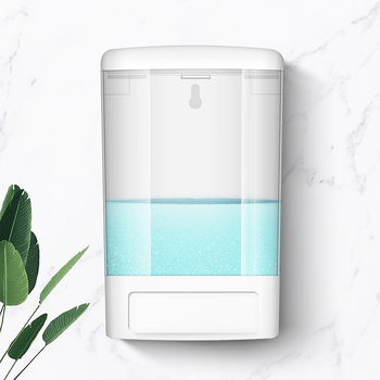 Zidni dozator za dezinficijens za ruke – ABS materijal, ručno pritiskanje, moderan minimalistički stil