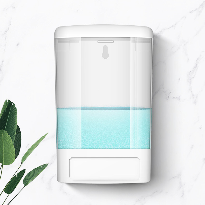 Zidni dozator za dezinficijens za ruke – ABS materijal, ručno pritiskanje, moderan minimalistički stil