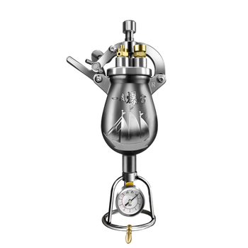 Mașină de popcorn pentru uz casnic, manivelă manuală, design clasic, oțel inoxidabil 304, potrivit pentru alimente