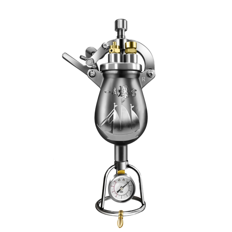 Mașină de popcorn pentru uz casnic, manivelă manuală, design clasic, oțel inoxidabil 304, potrivit pentru alimente