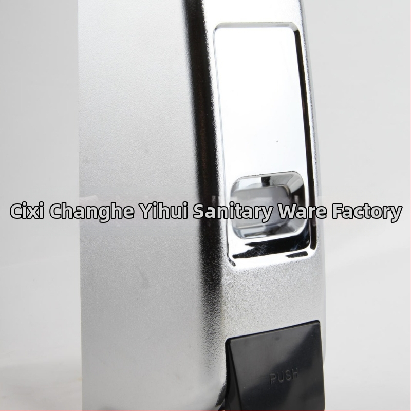 Стенно монтиран дозатор за душ гел с двойна глава и пяна | Ръчно натискане • ABS • Electroplating • Модерен минималистичен стил • Марка Shining