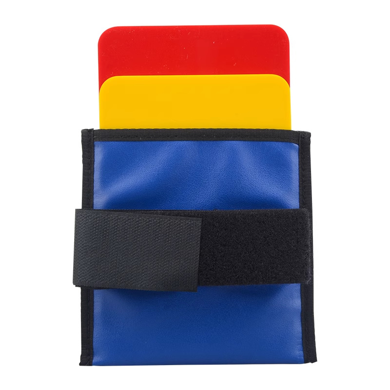 Volejbola tiesnešu kartes komplekts trenēšanai un spēlēm (ABS, 100 gab., futbols un volejbols)