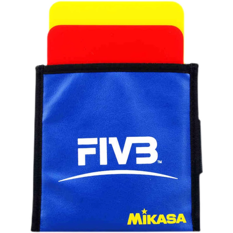 Volejbola tiesnešu kartes komplekts trenēšanai un spēlēm (ABS, 100 gab., futbols un volejbols)