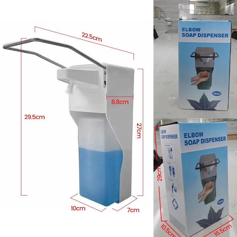 Plastični ručni dozator sapuna, s mehanizmom pritiska, moderni minimalistički stil