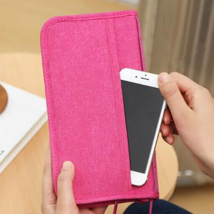 Útlevél- és ID-tartó, nejlon, kézitáska-stílus, egységes méret, utazásokhoz