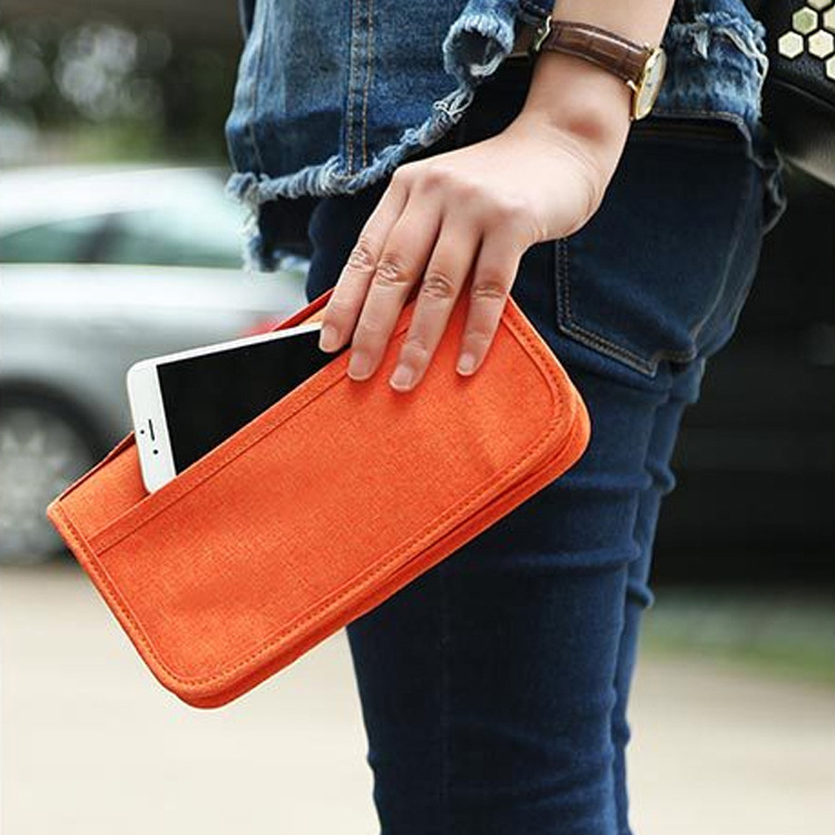 Útlevél- és ID-tartó, nejlon, kézitáska-stílus, egységes méret, utazásokhoz