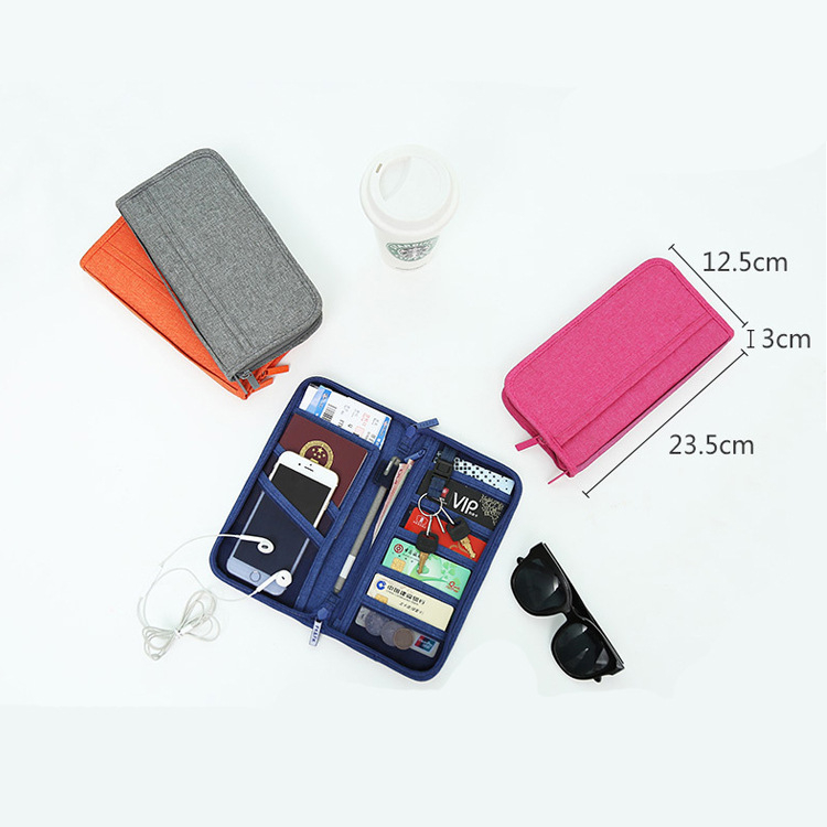 Útlevél- és ID-tartó, nejlon, kézitáska-stílus, egységes méret, utazásokhoz