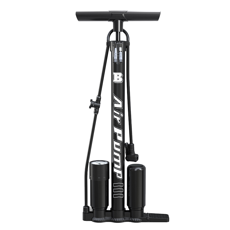 Dvostruka cilindrična pumpa za gume s manometrom — karbonsko čelična, <80W, 30 L/min, 1–5 min rada