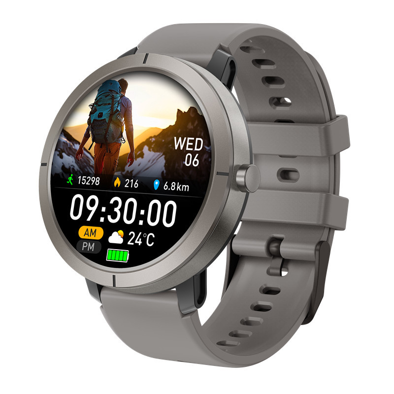 DM76 sportos okosóra pulzusmonitorral, vérnyomásméréssel, vér oxigén szinttel, edzéskövetéssel, 30 m vízállóság