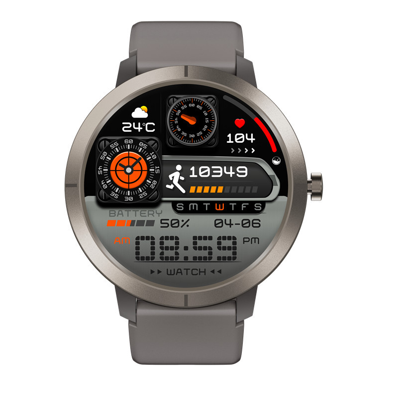 DM76 sportos okosóra pulzusmonitorral, vérnyomásméréssel, vér oxigén szinttel, edzéskövetéssel, 30 m vízállóság