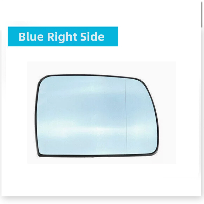 BMW X5 E53 galinio vaizdo veidrodžio lęšis (1999-2006) – plokščias stiklas, keitimas, CZPINCHEN, modeliai 51168408797, 51168408798