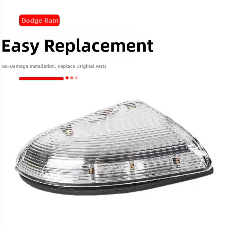 LED bočné svetlo zrkadla pre Dodge Ram 1500/2500 s smerovkou, 5W, 12V, modely 68064949AA-L / 68064948AA-R