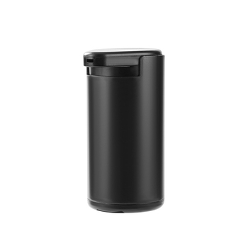 Dispenser de săpun manual cu apăsare — materiale: ABS, gel de siliciu și PP; greutate 135 g; finisaj: şlefuire și lustruire; stil modern minimalist; funcție: apăsare manuală