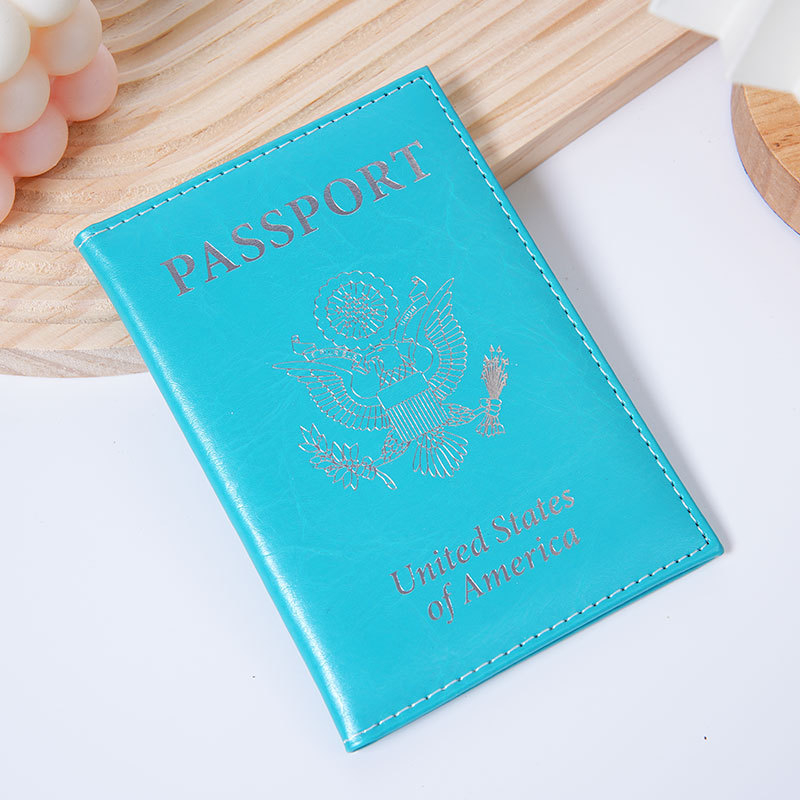 PU kožni držač putovnice, jednobojni dizajn, lagan i otporan, poslovni elitni stil, unisex