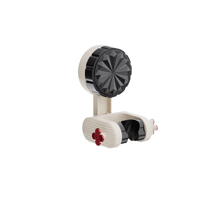 Suport reglabil pentru duș cu ventuză, montaj pe perete, fără găuri, mobil, poliță de baie