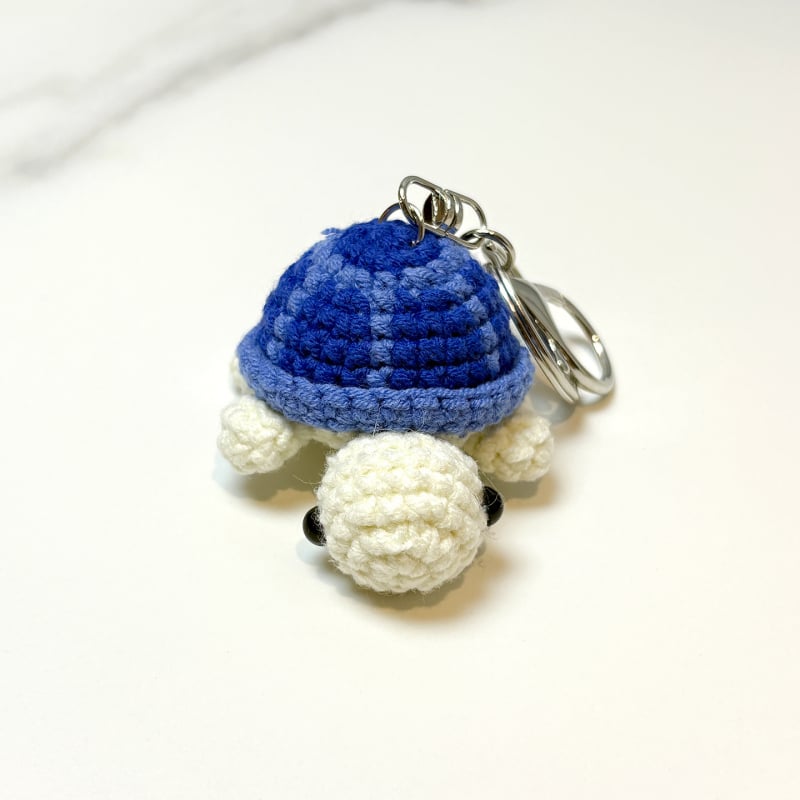 Che shima Μαλλί βελονοποιημένο Μίνι Χελώνα Κλειδοθήκη, Γλυκό Καρτούν Κρεμαστό για Τσάντα, Έτοιμο Δώρο