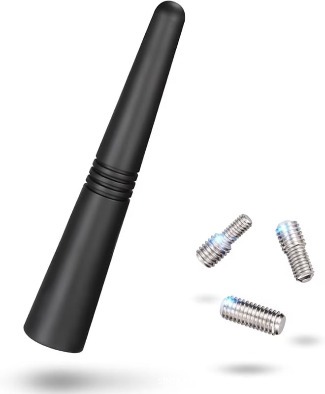 Automobilio radijo antena, universalus, srieginis montavimas, bendras suderinamumas, trys varžtai