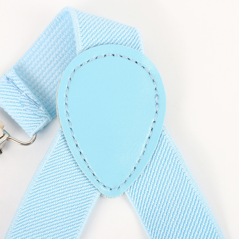 Παιδικό σετ τιράντες και παπιγιόν, unisex, ελαστικός ιμάντας, ρυθμιζόμενος μήκος, 3 κλιπ, διασταυρωμένος σχεδιασμός, σετ δύο τεμαχίων