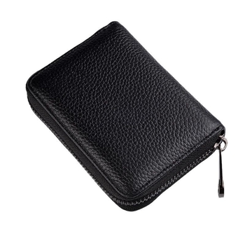 PU bőr kártyatartó szarvasmarha bőr belsővel, uniszex dizájn, egyszínű, kompakt, 2024 tavaszi kiadás