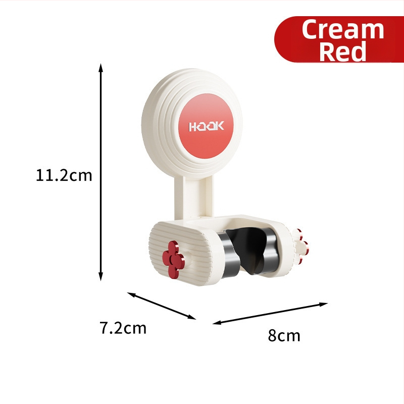 Dušo galvos laikiklis – judantis, be gręžimo (Montavimas: siurbimo prie sienos; Medžiaga: plastikas; Stilius: paprastas ir šiuolaikiškas; Kategorija: vonios lentyna)