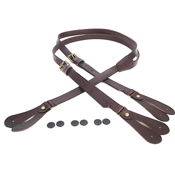 Muške naramenice s križnim stražnjim dijelom, kopčasti klipsovi, podesiva duljina