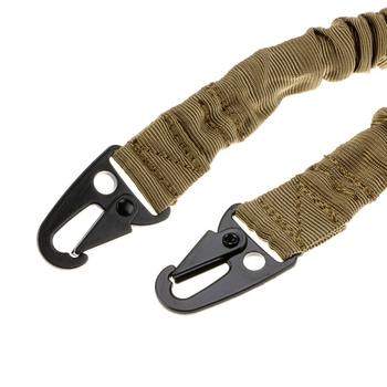 Kétpontú taktikai fegyverszíj kültéri használatra, állítható hosszúságú, keresztpánttal kompatibilis, uniszex, imitáció nylon.