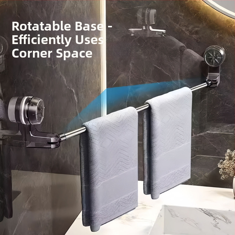 Teleskoopiline rätikute hoidik imukummiga, puurimata, plastikust, bränd Qiwang