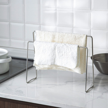 Držač za krpe za kuhinju od 304 nehrđajućeg čelika, stolna instalacija, 1. razina, klasični kineski stil, skladištenje u kuhinji, na stolu i u kupaoni
