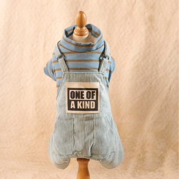 Jimmy Doll гащеризон за кучета с презрамки, Shake velvet материал, стил casual, облекло за домашни любимци