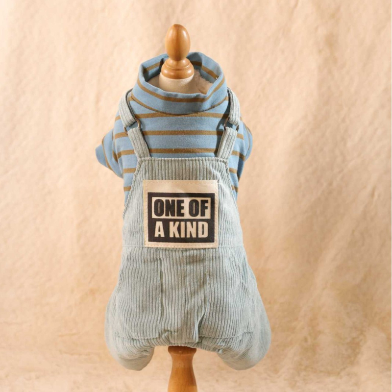 Jimmy Doll гащеризон за кучета с презрамки, Shake velvet материал, стил casual, облекло за домашни любимци