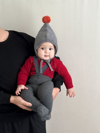 Unisex dječje čarape od pamuka s brušenom završnom sloju za novorođenčad (0–1 godina) – proljeće‑jesen, srednja debljina, 85% pamuk, Zhejiang porijeklo, jednofarbni uzorak