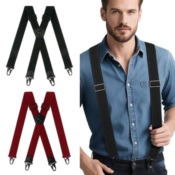 X-tip trake s 4 klipse, elastične, podesiva duljina, križni stražnji dio, za odrasle