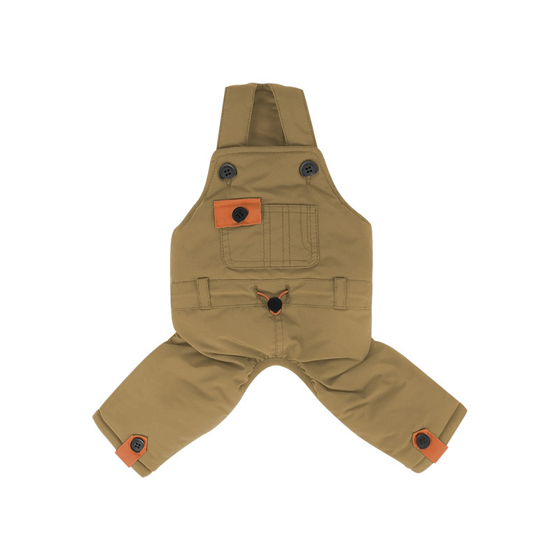 Cheepet Гащеризон в стил cargo за домашни любимци – полиестер, есен-зима, за кучета и котки