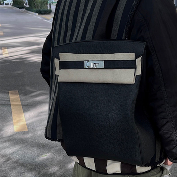 Gu shiya Τσάντα crossbody από πρώτη στρώση βοοειδούς δέρματος, κάθετα τετράγωνη μορφή, κλείσιμο με λουκέτο, μια ιμάντας, unisex, για αναψυχή και ταξίδια, φθινόπωρο 2025