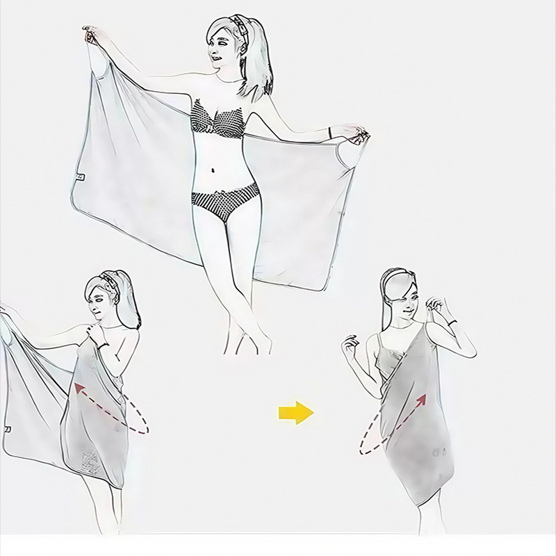 Moterų chalatas voniai — 100% medvilnės gazas audinys, vasara, lengvas, 145 g