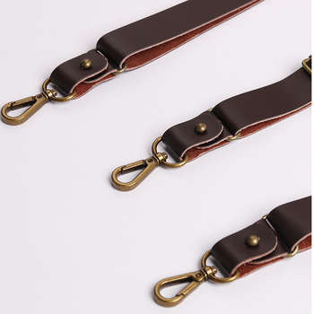 Kožne muške naramenice s križnim dizajnom, 3 stražnja klipsa, podesiva duljina, dvostruki sloj kože