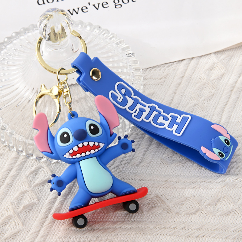 Μπρελόκ Στίτς – καρτούν στυλ, PVC μαλακό πλαστικό κρεμαστό για τσάντες, Maokai