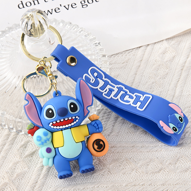 Μπρελόκ Στίτς – καρτούν στυλ, PVC μαλακό πλαστικό κρεμαστό για τσάντες, Maokai