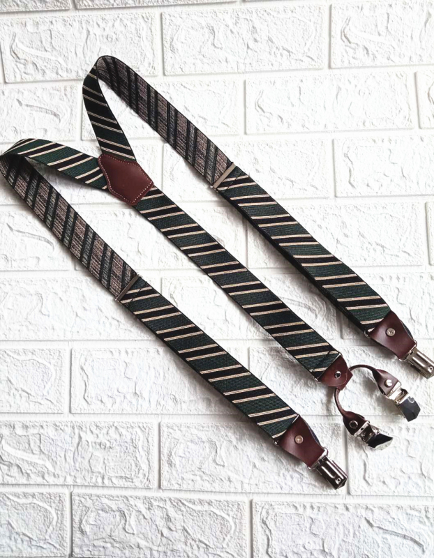 Kožne naramenice s četiri klipsa, podesiva duljina, jaka elastičnost, mogućnost prilagodbe