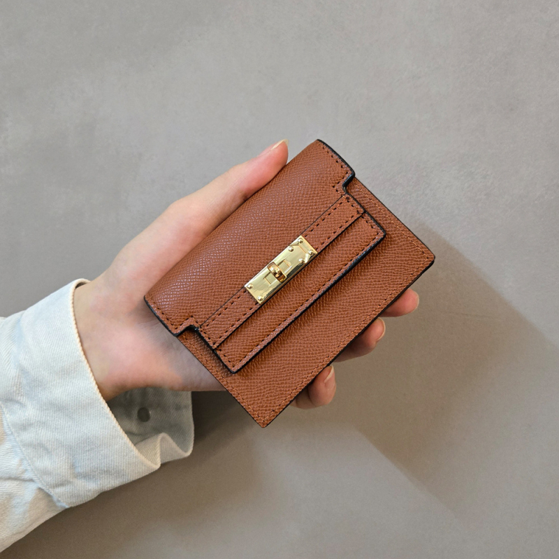 Portcard pentru femei din PU, capacitate mare, rezistent la uzură, căptușire din poliester