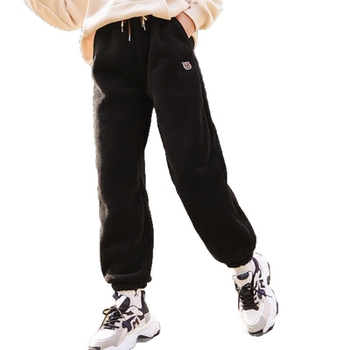 Dječje zimske hlače s flecom, karikatura uzorak, srednji struk, 95% poliester, mekan materijal